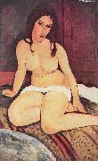 Amedeo Modigliani Sitzender Akt painting